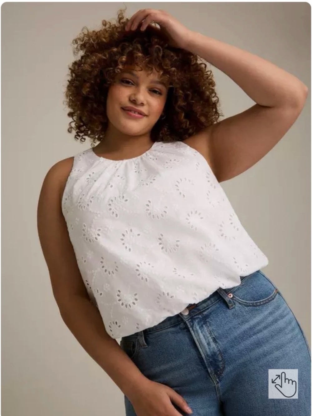 Festi Bubble Hem Tank
